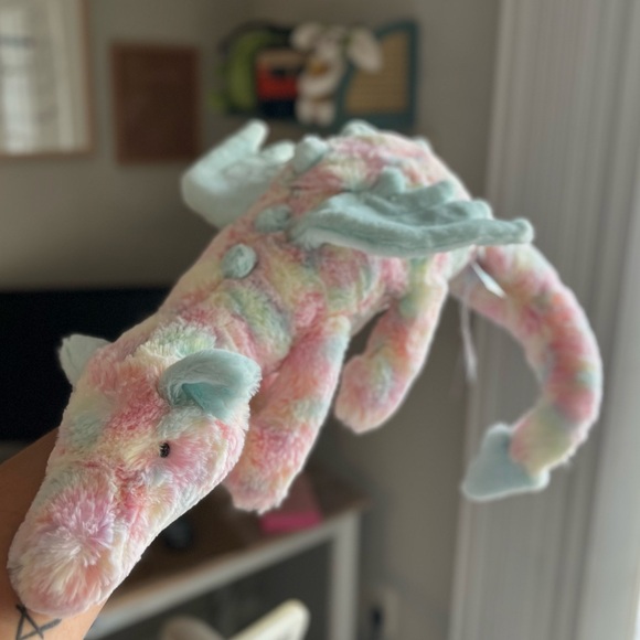 Jellycat Large Lazulia Dragon - Authentic & BNWT! - Picture 4 of 6